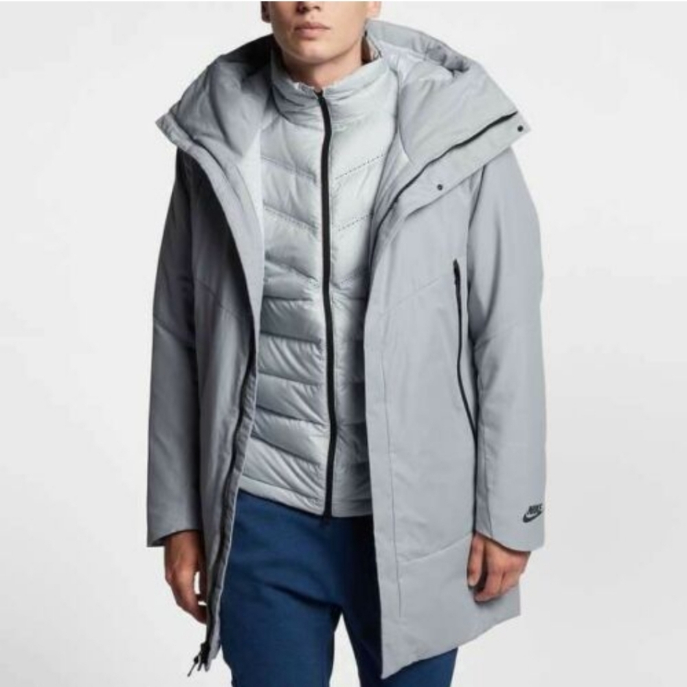 Nike Aeroloft 2 In 1 Grey Jacket Size XL